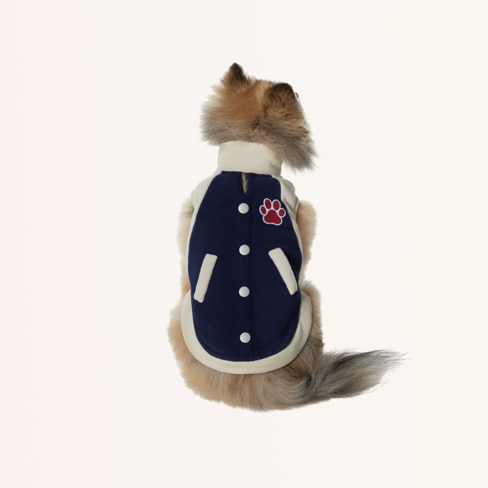 fur-lined pet coat